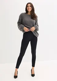 Thermo Seamless Leggings mit weicher Innenseite und Hahnentrittmuster, bonprix