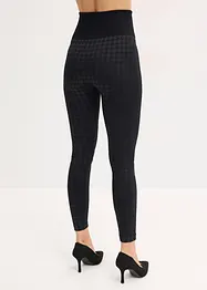 Thermo Seamless Leggings mit weicher Innenseite und Hahnentrittmuster, bonprix