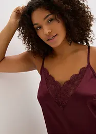 Nuisette en satin et dentelle, bonprix