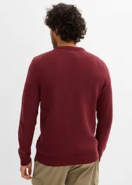 Feinstrickpullover mit recycelter Baumwolle, bonprix