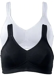 BH ohne Bügel mit Bio-Baumwolle (2er Pack), bonprix