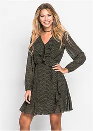 Robe courte style portefeuille, bonprix