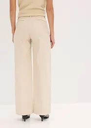 Pantalon en twill avec passepoil et poche gilet, bonprix