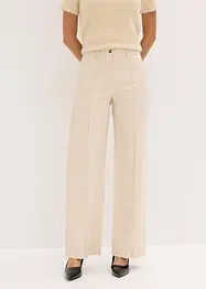 Pantalon en twill avec passepoil et poche gilet, bonprix