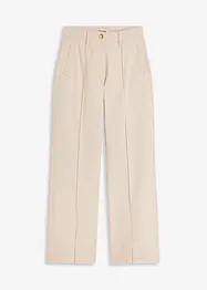 Pantalon en twill avec passepoil et poche gilet, bonprix