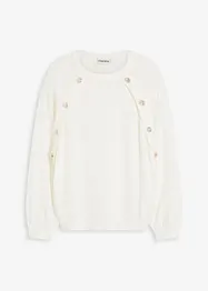 Pull fluide en fine maille de viscose mélangée, bonprix