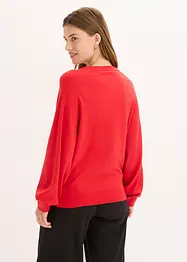Feinstrickpullover aus fließendem Viskose-Mix, bonprix