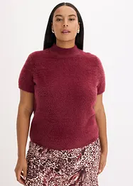Pull en maille poilue, bonprix