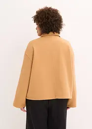 Veste aspect laine à boutons en diagonale, bonprix