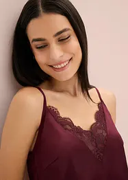 Nuisette en satin et dentelle, bonprix