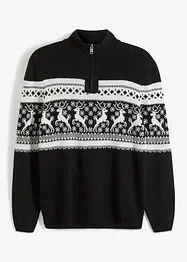 Pull norvégien à col camionneur, bonprix