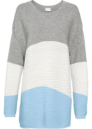Longpullover mit Rippmuster, bonprix