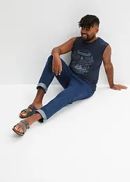 Débardeur marcel 100% coton effet délavé, bonprix