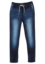Pantalon jogger droit effet denim, Regular, bonprix