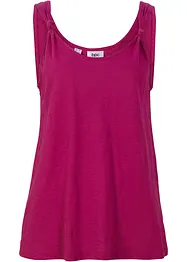 Top en coton à détails nœuds, bonprix