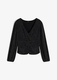 T-shirt manches longues brillant, bonprix