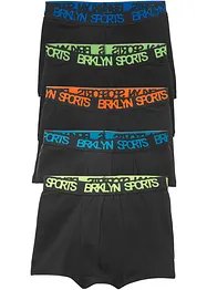 Lot de 5 boxers en coton doux et extensible, bonprix
