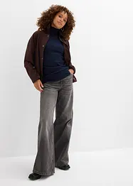 Pull col roulé basique, bonprix