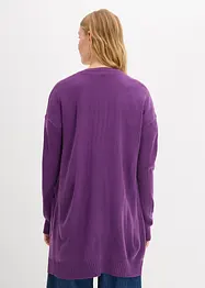 Gilet long en maille, bonprix