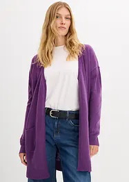 Gilet long en maille, bonprix