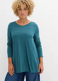 T-shirt à manches longues en viscose douce, bonprix