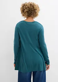 T-shirt à manches longues en viscose douce, bonprix