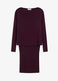 Strickkleid mit Pullunder 2tlg. Set, bonprix