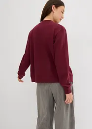 Sweatjacke mit Knopfleiste, bonprix