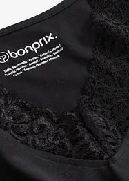 Pyjama mit zarter Spitze, bonprix