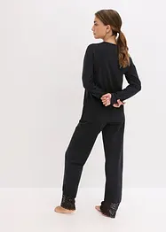 Pyjama mit zarter Spitze, bonprix