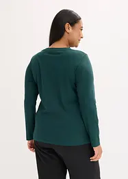Langarmshirt mit Rosendruck, bonprix