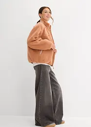 Teddy-Fleece Jacke, bonprix