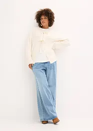Gilet en maille de coton mélangé, bonprix