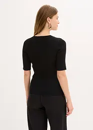 Pull en fine maille de viscose mélangée, bonprix