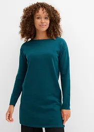 Pull long en coton recyclé majoritaire, bonprix