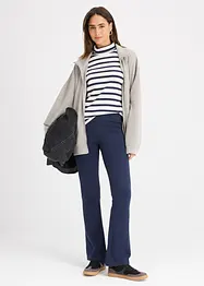 Schlaghose aus Bio-Baumwolle mit Stretch, bonprix