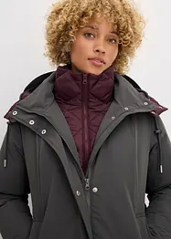 Wasserabweisende Outdoorjacke, 2in1-Optik, bonprix