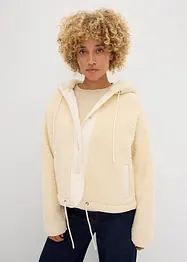 Teddy-Fleece Jacke, bonprix