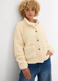 Teddy-Fleece Jacke, bonprix