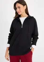 Long-Sweatjacke, bonprix