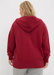 Sweat zippé long, bonprix