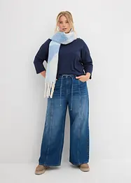 T-shirt col bateau 100% coton, bonprix