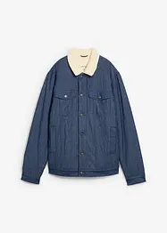 Veste en jean à doublure peluche, bonprix