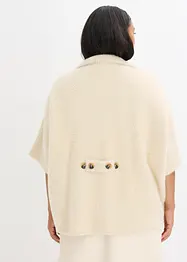 Gilet en maille poilue, bonprix