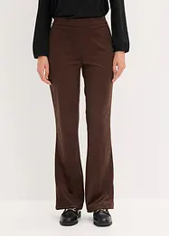 Velourslederimitat Flared Hose, bonprix