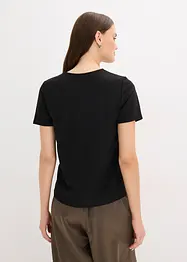 T-shirt avec application en strass, bonprix