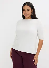 Pull manches coudes à sequins et fil brillant, bonprix