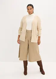 Hose mit Fischgrat in Wolloptik, bonprix