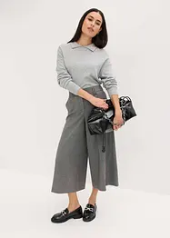 Jupe-culotte aspect laine à chevrons, bonprix