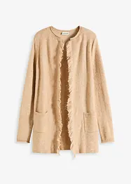 Manteau court en maille avec sequins et fil brillant, bonprix